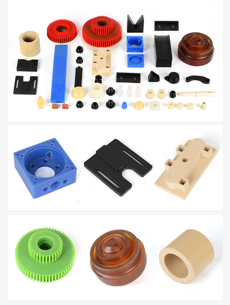 Plastic material processing parts