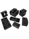 black UHMWPE parts