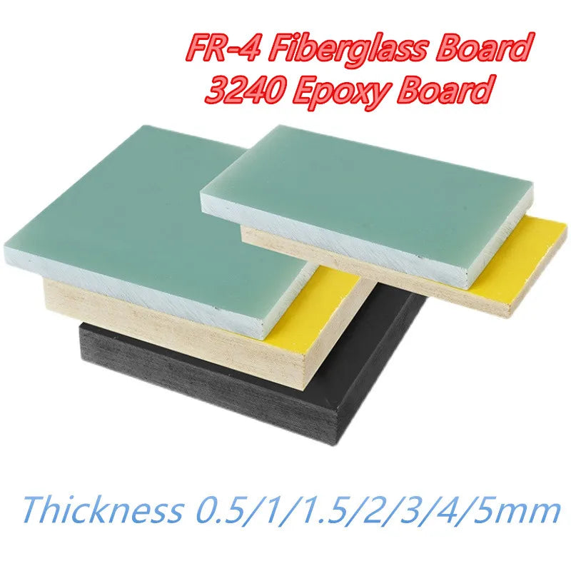 FR4 Fiberglass Sheet 335x300mm with Ruler for Size Reference