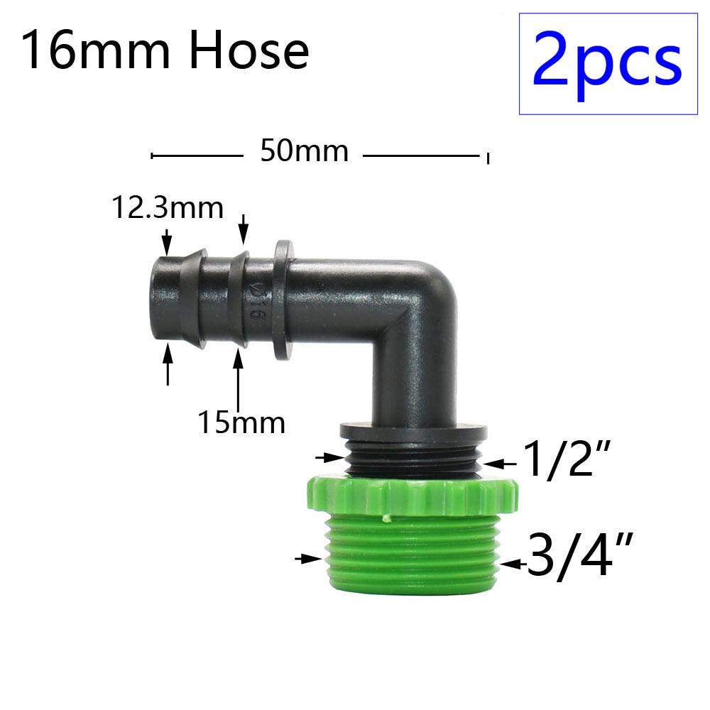 1 Inch Thread to Barb PE Hose Connector