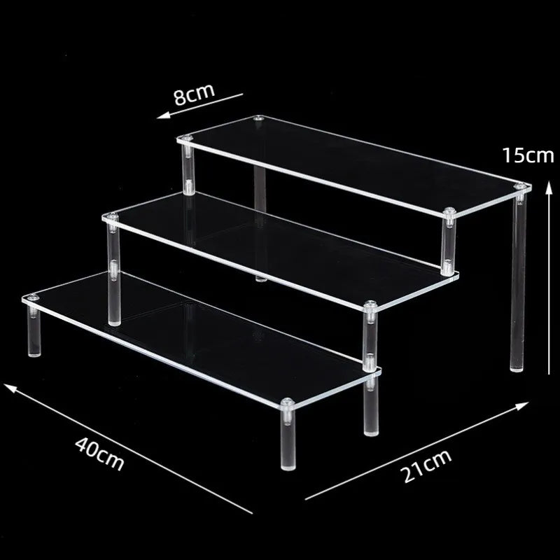 the size of clear acrylic display stand