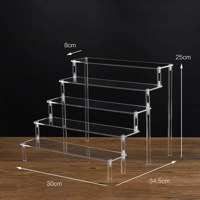 the size of clear acrylic display stand