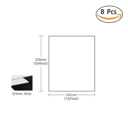 Ruler measuring ABS plastic sheet thickness