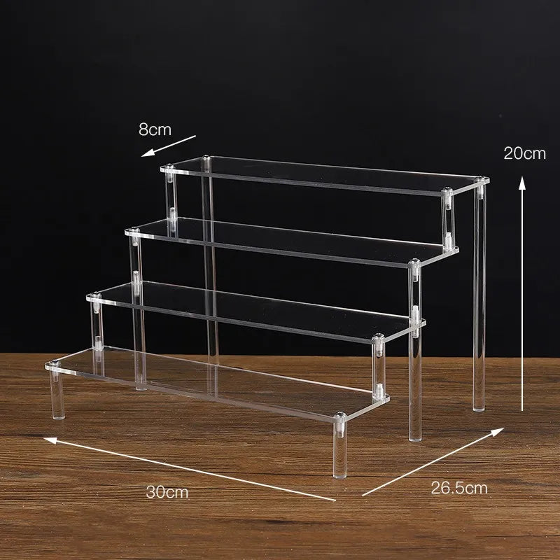 the size of clear acrylic display stand