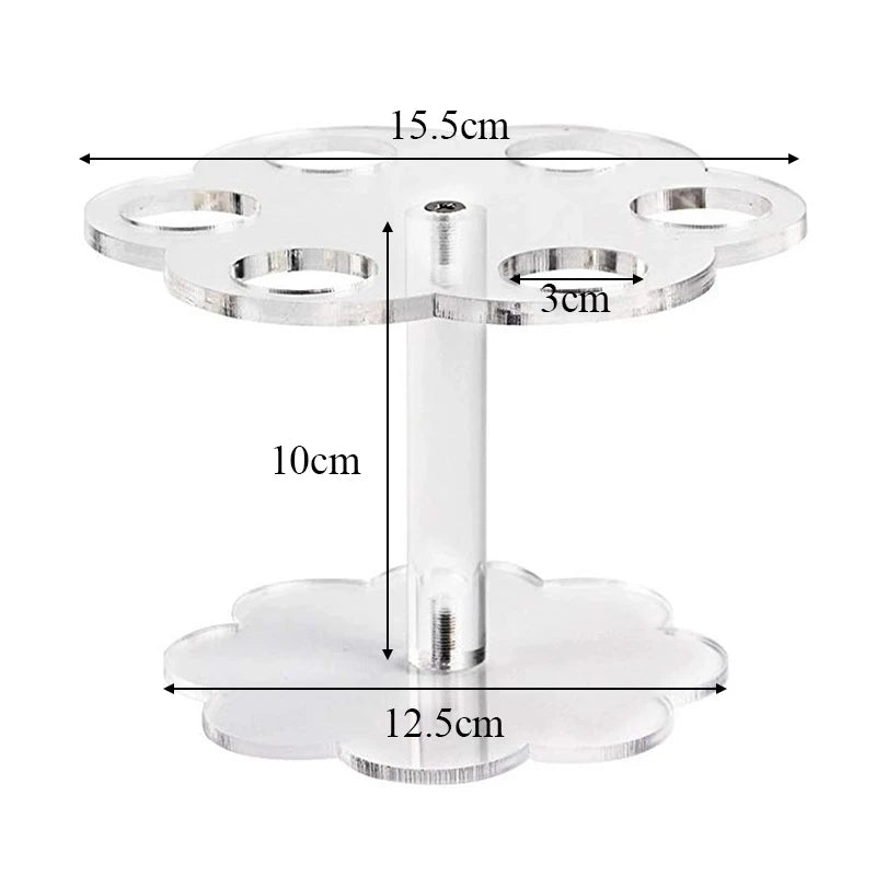 Acrylic shelf size