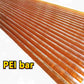 Amber PEI rod in various sizes and lengths