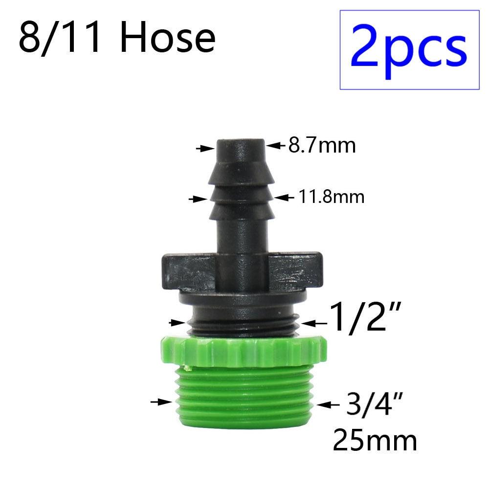 1 Inch Thread to Barb PE Hose Connector