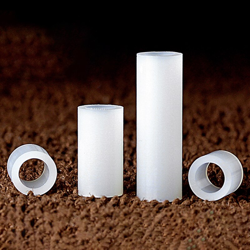 White nylon PCB spacers - close-up