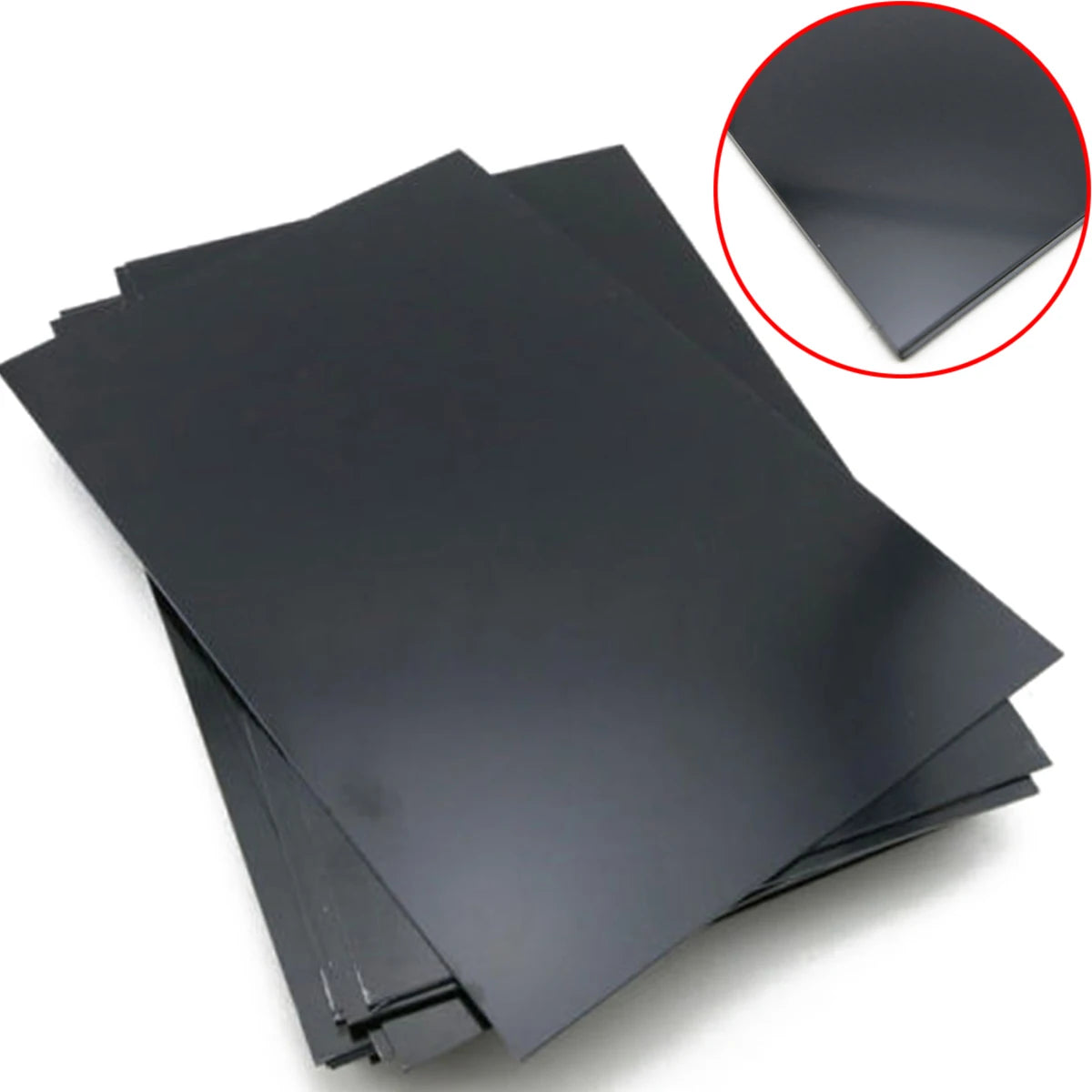 Easy-to-cut ABS plastic sheet with scissors