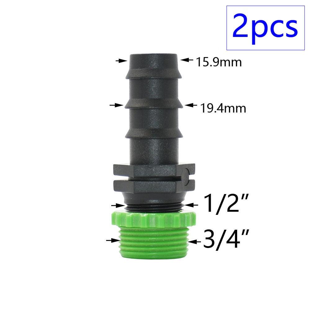 1 Inch Thread to Barb PE Hose Connector