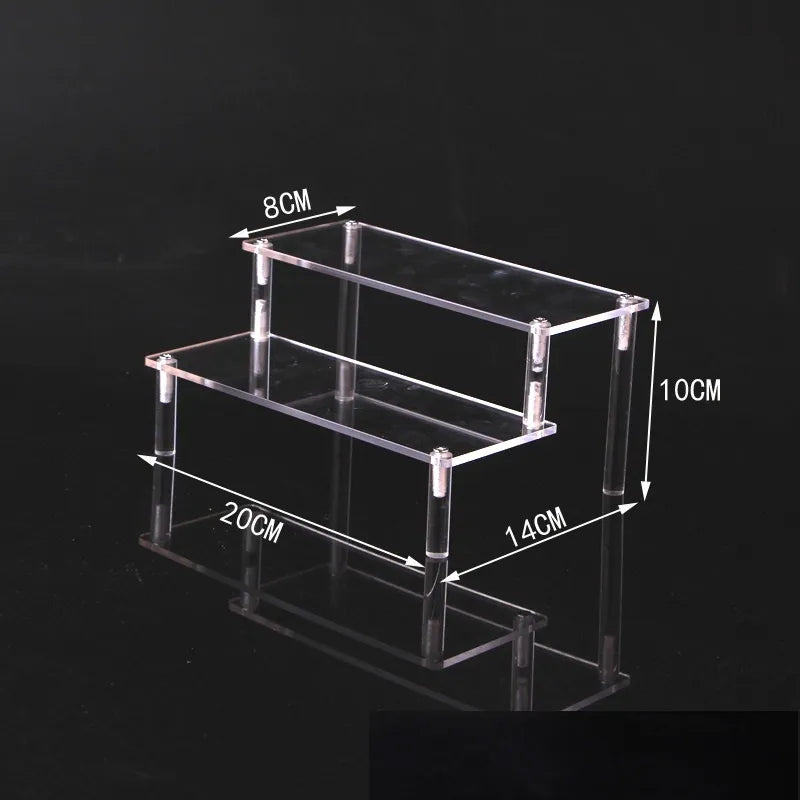 the size of clear acrylic display stand