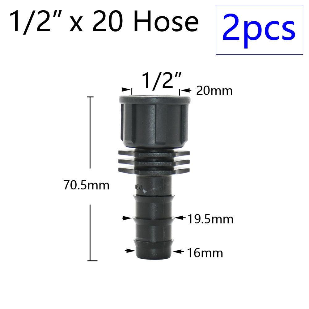 1 Inch Thread to Barb PE Hose Connector