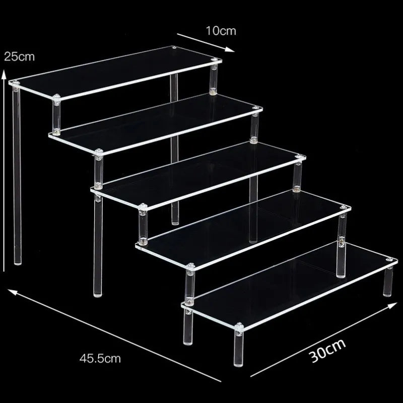 the size of clear acrylic display stand