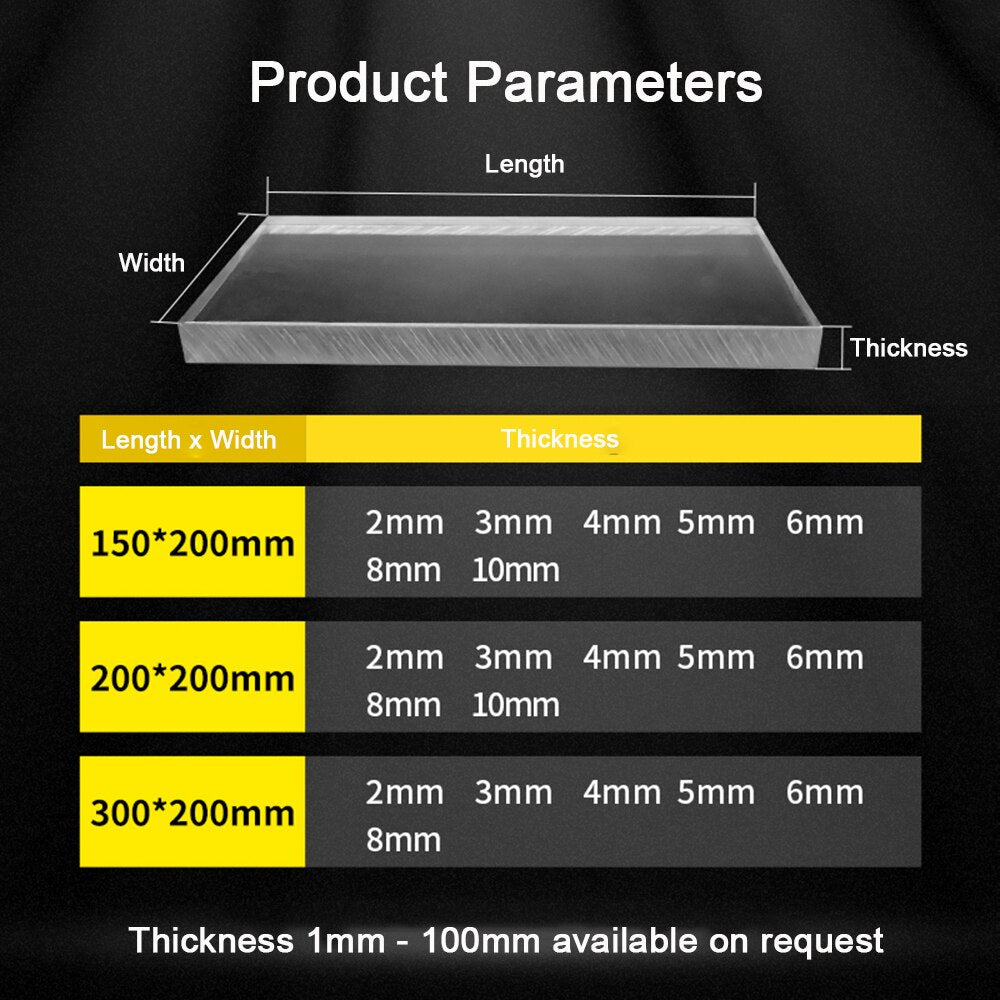 Polycarbonate sheet thickness 4mm