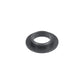 Black POM flanged sleeve bearing with cross-section