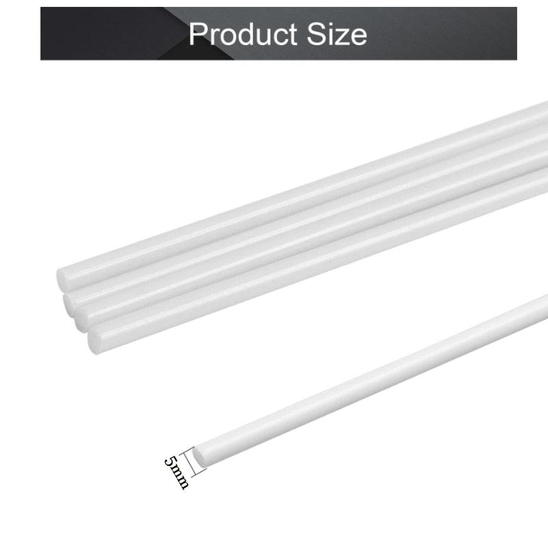 Measuring PTFE bar diameter with calipers