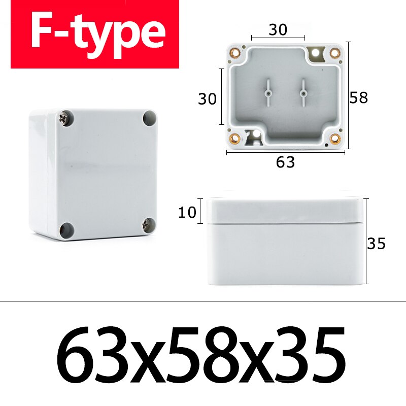 F-type IP67 waterproof junction box