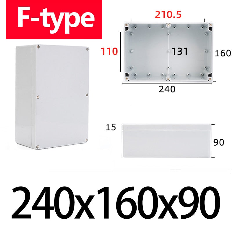 F-type IP67 waterproof junction box