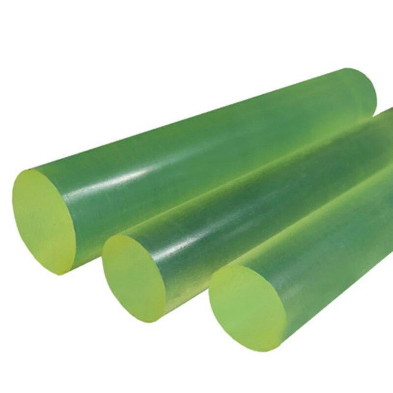 A diagram showing the various applications of polyurethane rods in different industries, such as engineering, mining, construction, and automotive