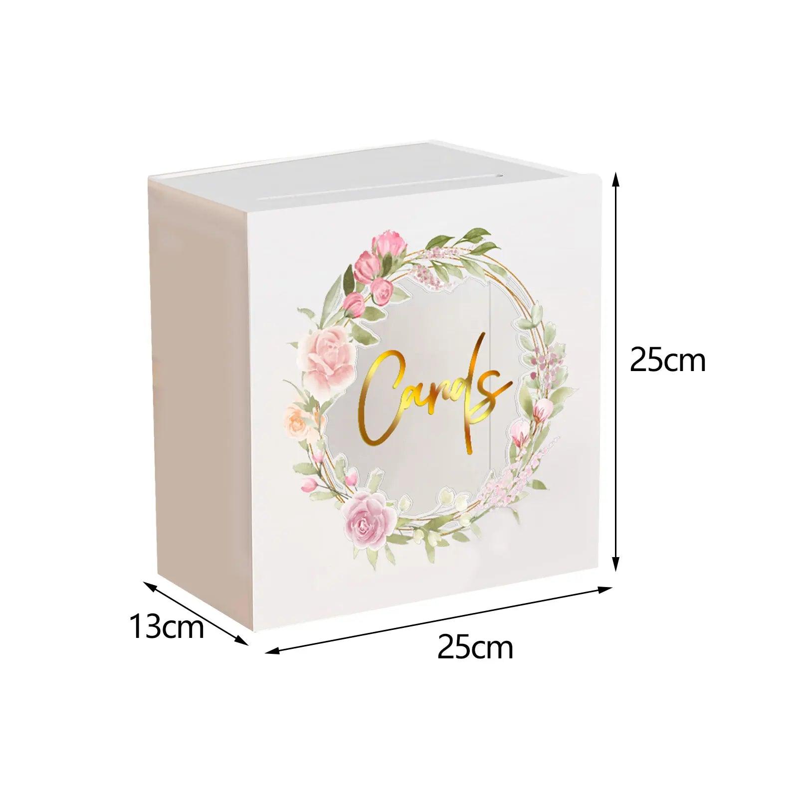 size of the acrylic card box