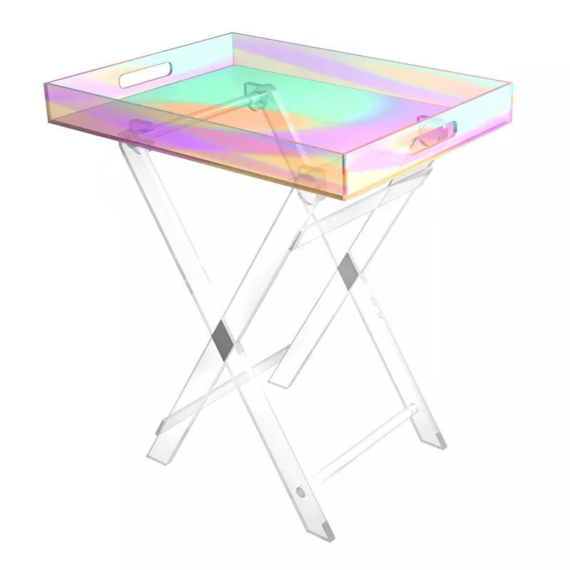 folding acrylic coffee table