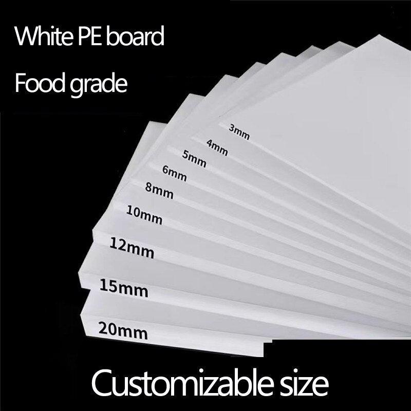 Custom HDPE gaskets - wear-resistant food-grade, white or black ...