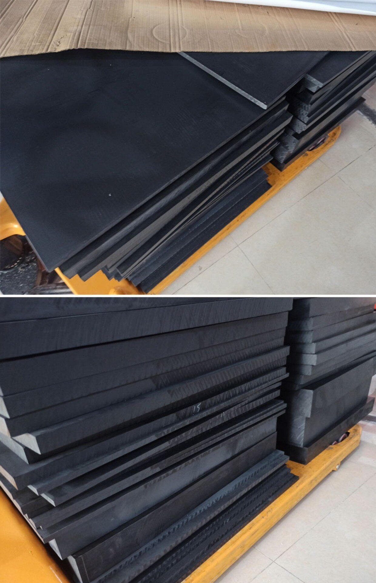 Black PTFE Board with chemical resistance