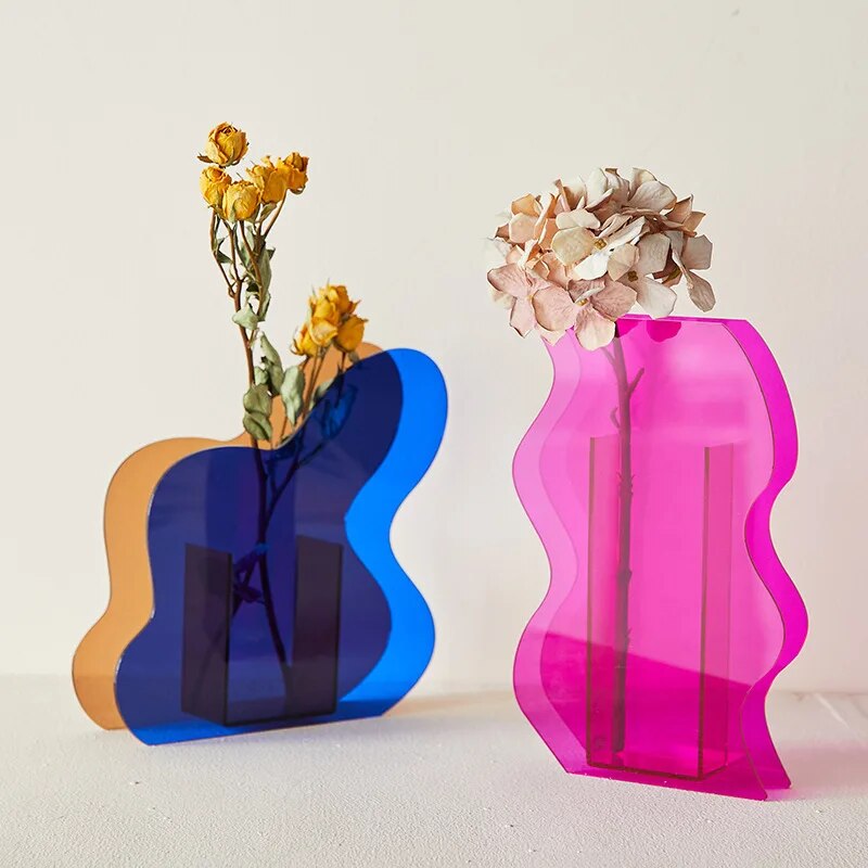 Acrylic Vase for Home Decor