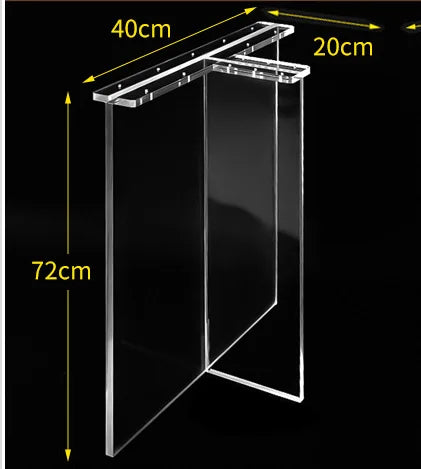 Transparent Acrylic Table Leg Size