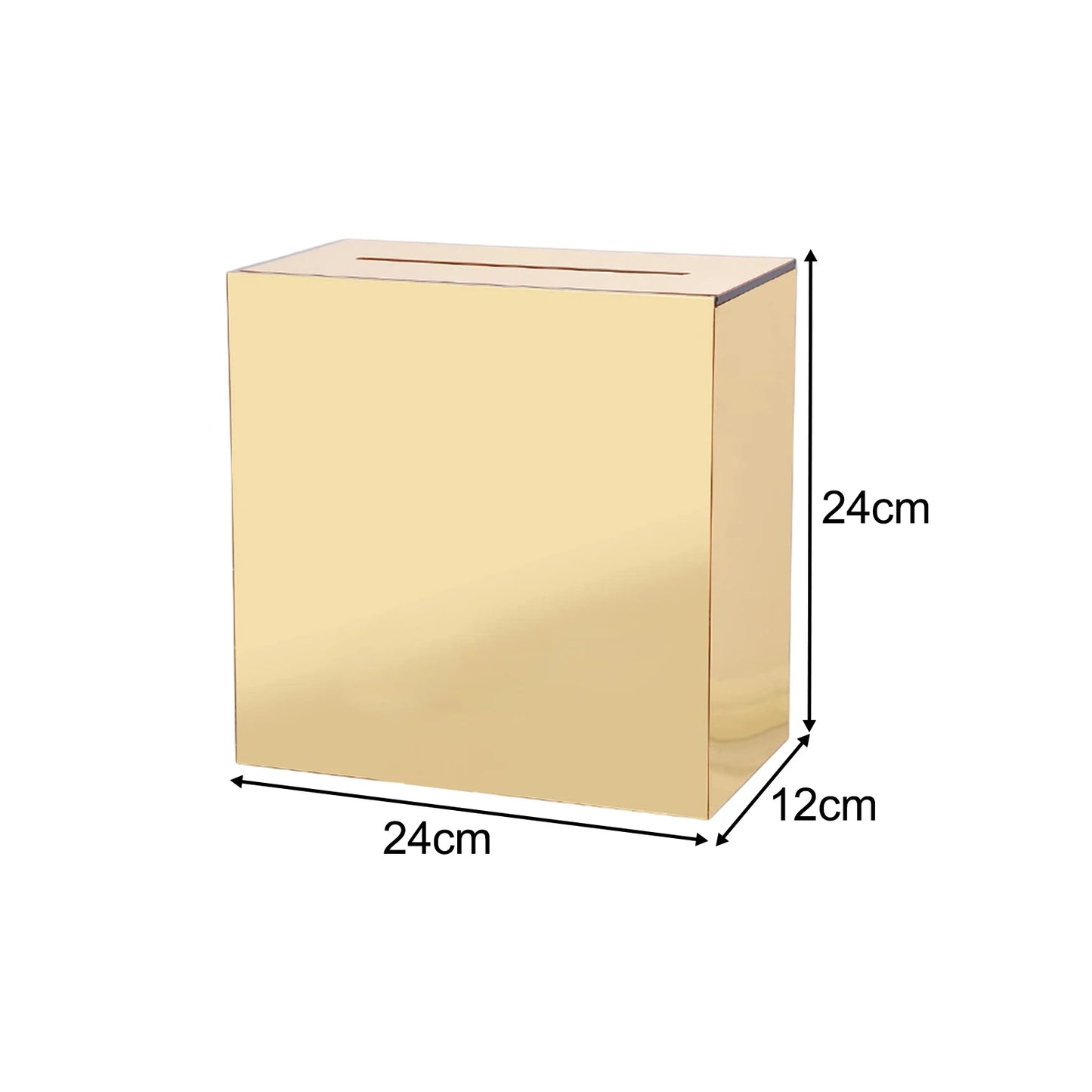 size of the acrylic card box