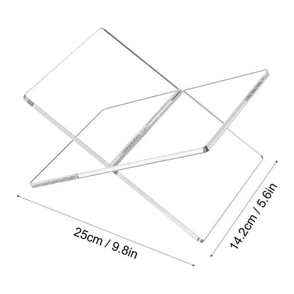 X Shaped Book Stand Modern Stylish Design