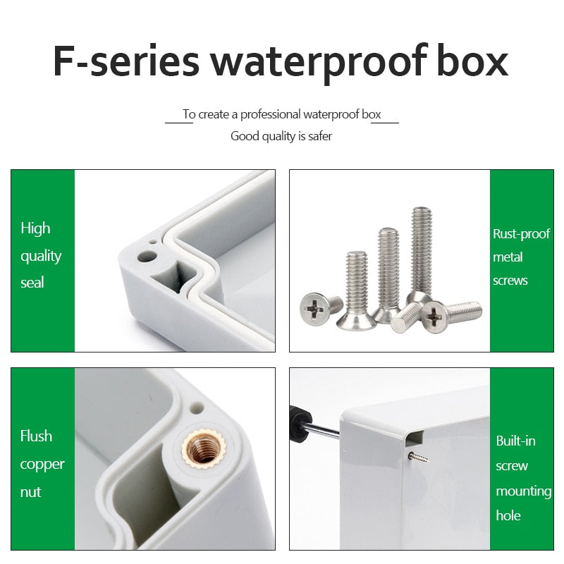 F-type IP67 waterproof junction box