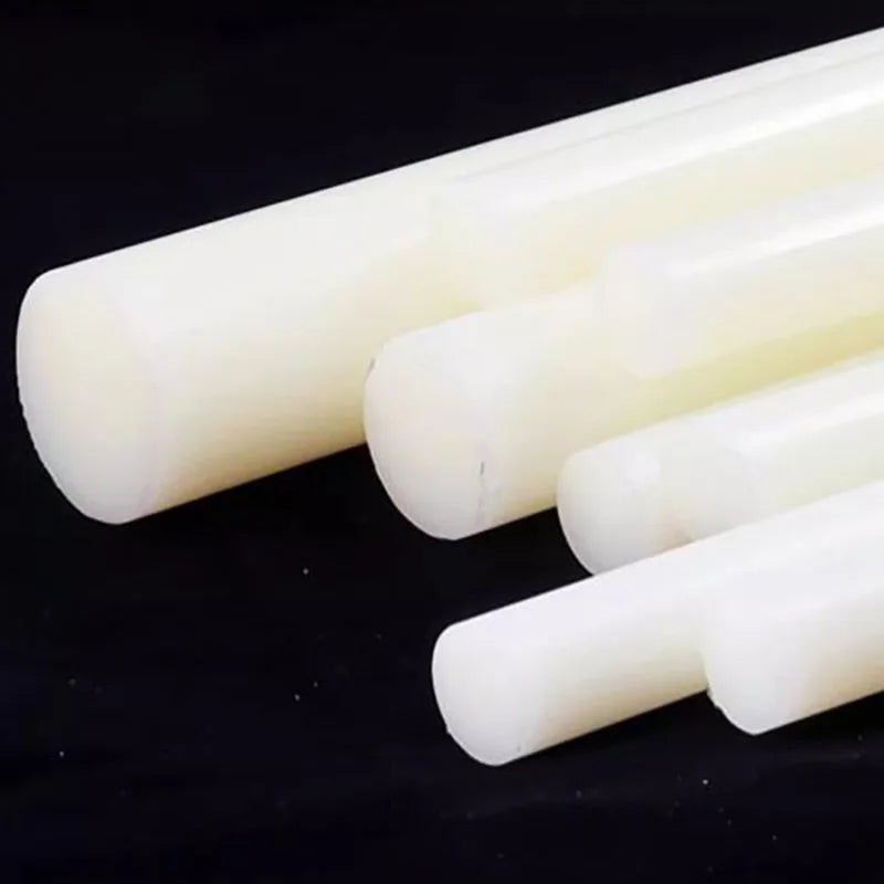 Nylon Rod White Round Bar 3mm ~ 300mm - beeplastic