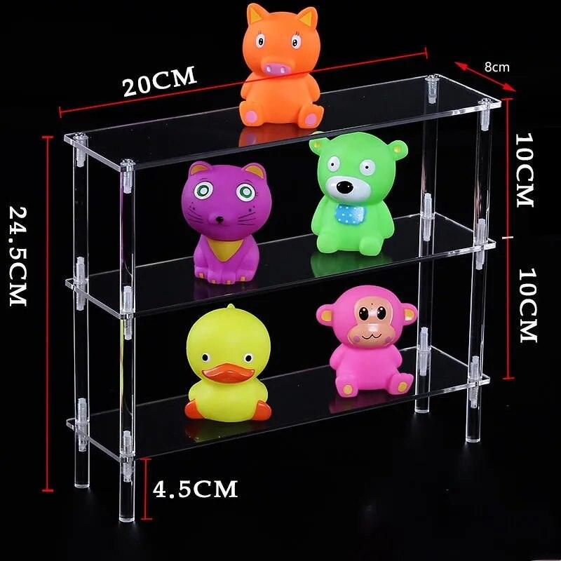 the size of clear acrylic display stand