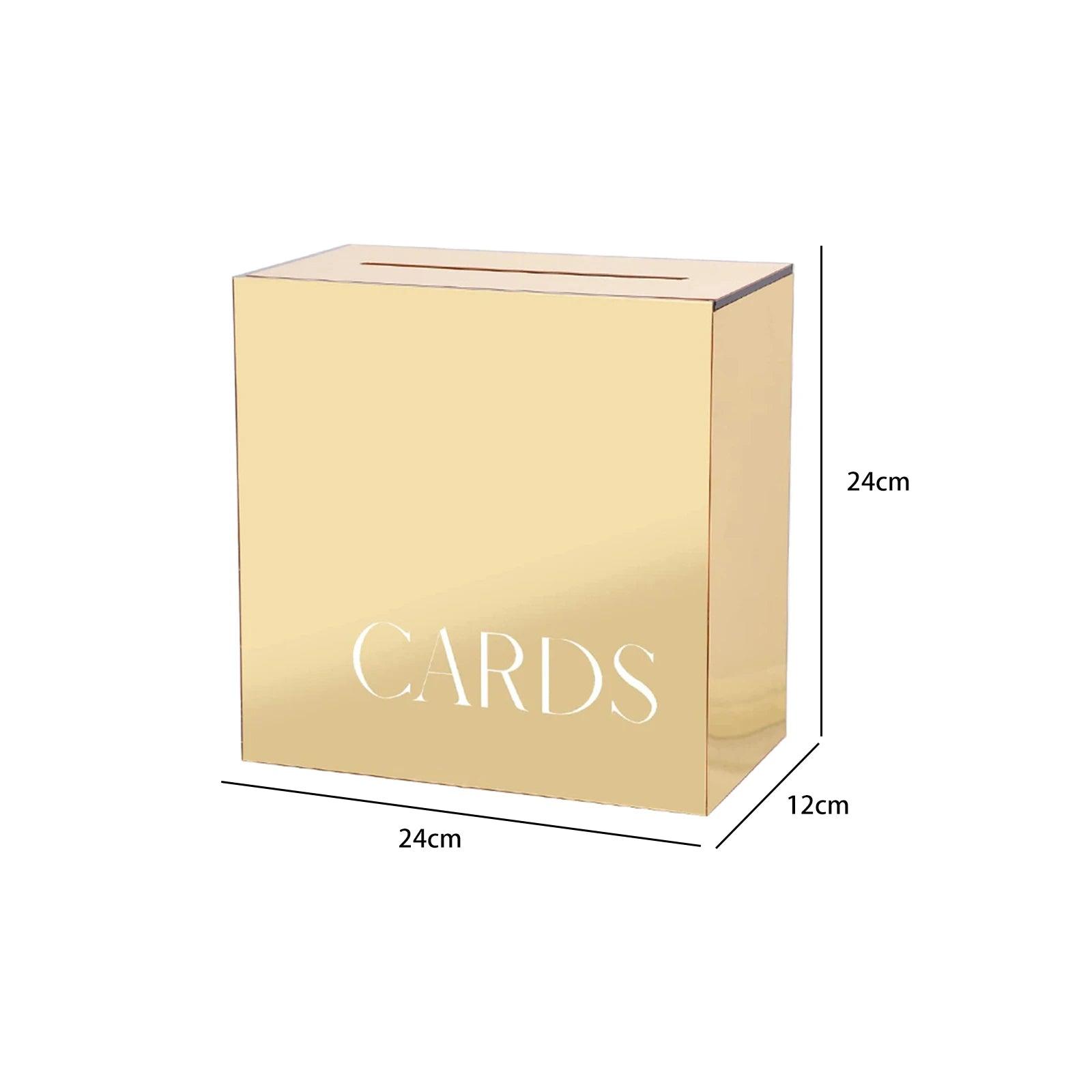 size of the acrylic card box