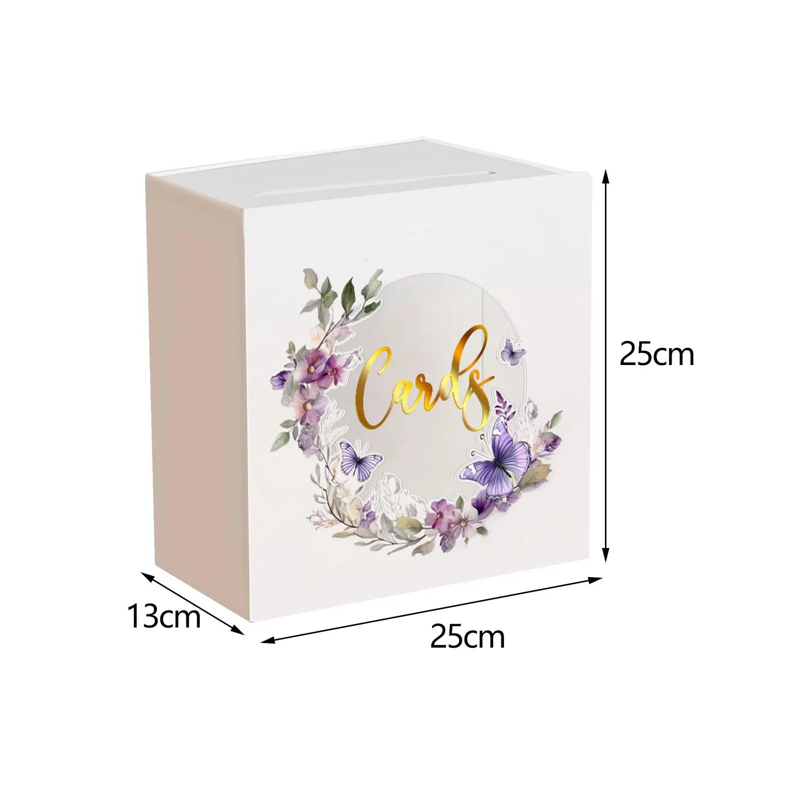 size of the acrylic card box