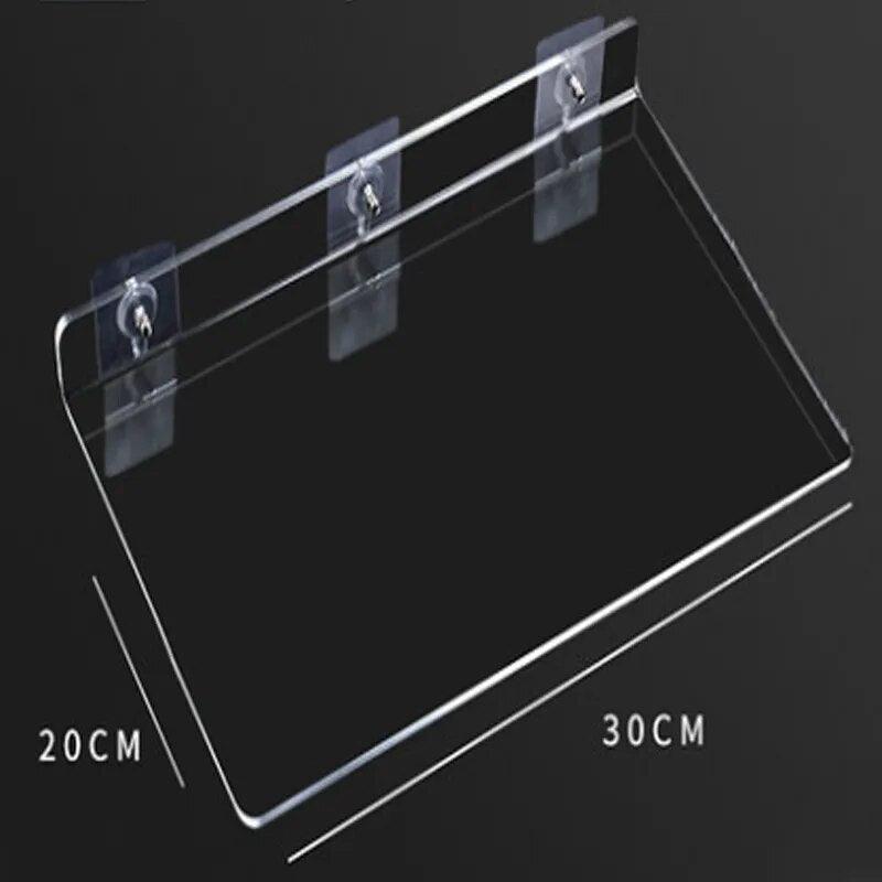  Acrylic floating shelf with a variety of sizes