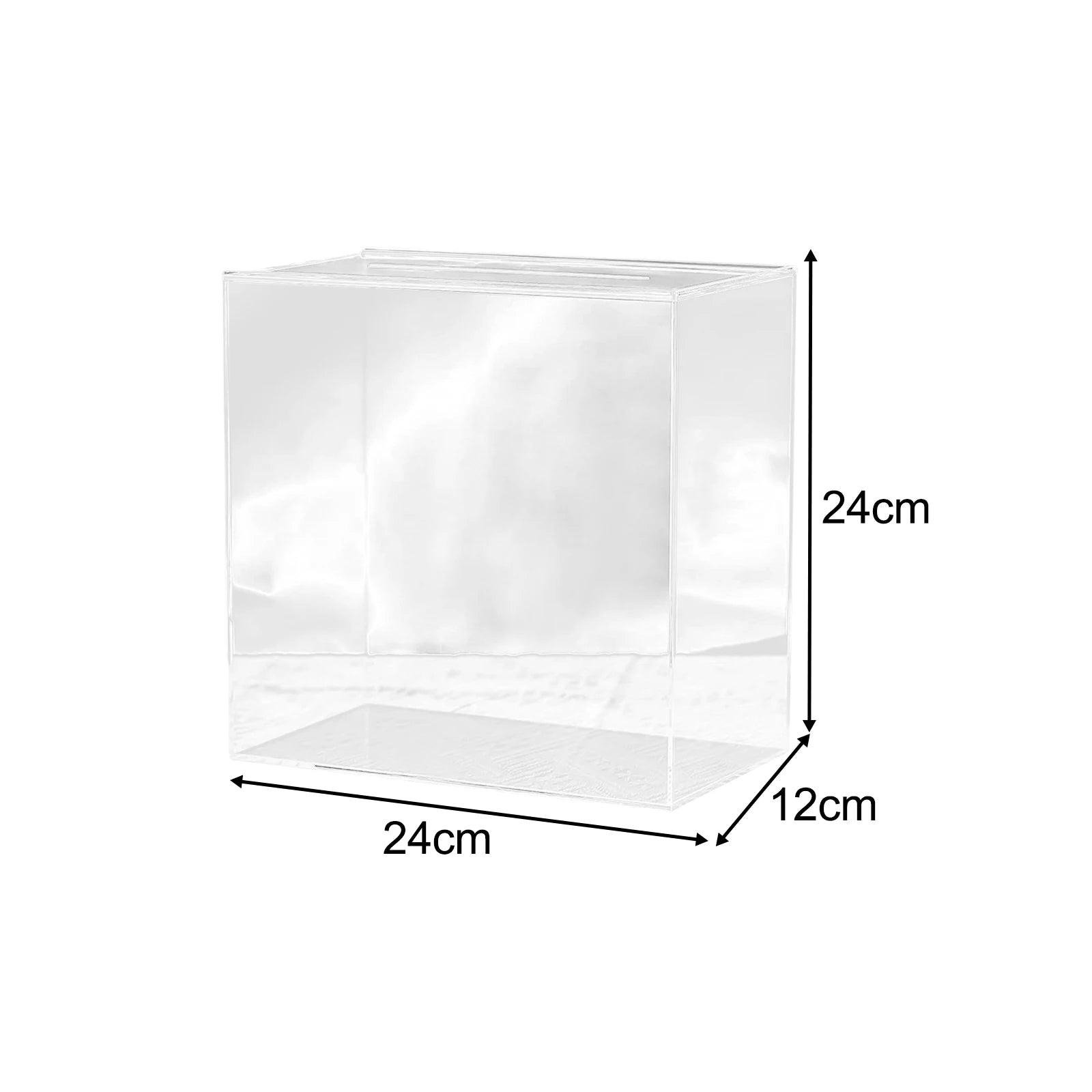 size of the acrylic card box