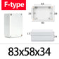 F-type IP67 waterproof junction box