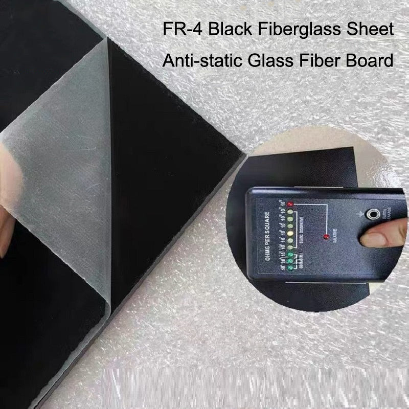 Black FR4 fiberglass sheet in different thicknesses