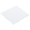 White UHMW plastic sheet 12 x 12 inches