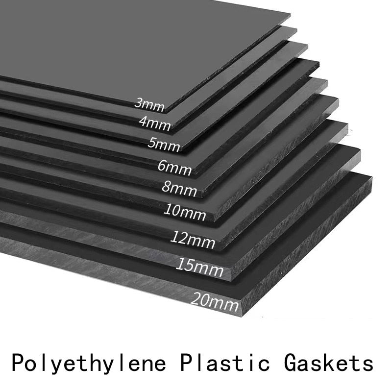 Black HDPE plastic sheet
